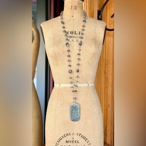 Sterling Silver Handcrafted Necklace Featuring Silpada Pendant